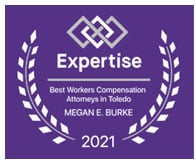 Expertise | Best Workers Compensation Attorneys in Toledo | Megan E. Burke | 2021